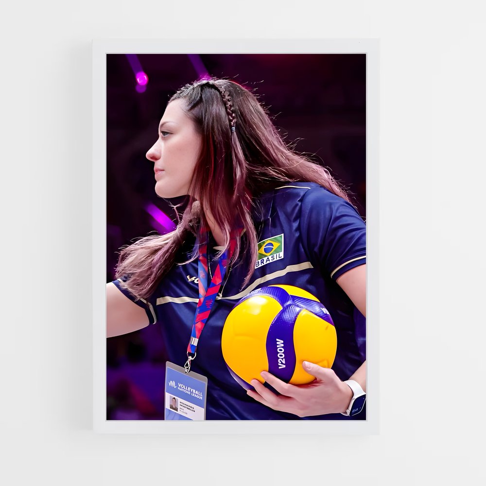 Poster Volleyball league repousser (vue 3)